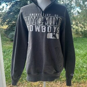 Champion brand echo fleece future friendly size medium quarter zip sweatshirt.